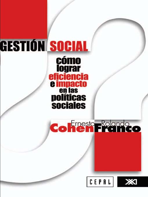 Title details for Gestión social by Ernesto Cohen - Available